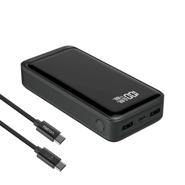 پاوربانک هترون مدل Hatron HPB2055G-100W ظرفیت 20000mAh