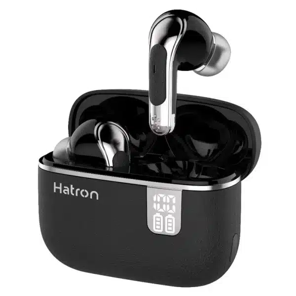 هدفون بلوتوثی هترون مدل Hatron Earbuds HTW-115D BT5.4