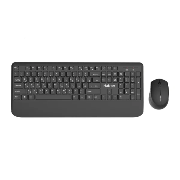 کیبورد و ماوس بی سیم هترون مدل Hatron HKCW-136